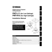 Yamaha PMT-H15 Bracket manual cover