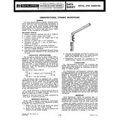 Shure 578S Microphone manual cover