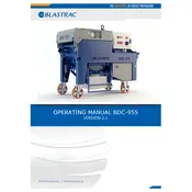 Blastrac BDC-955 Dust Collector manual cover