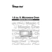 Magic Chef MCD1611B Microwave manual cover