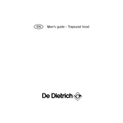 De Dietrich DHD506XU1 Hood manual cover