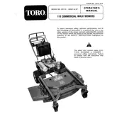 Toro 30113 Mower manual cover