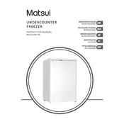 Matsui MUF55W10E manual cover