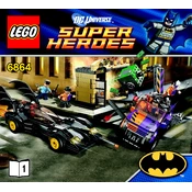 LEGO Super Heroes 6864-2 Construction Set manual cover