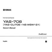 Yamaha NS-WSW121 Subwoofer manual cover