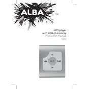 Alba CMP312 339/4933 MP3 Player manual cover