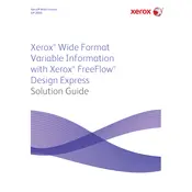 Xerox Wide Format Variable Information with Xerox FreeFlow Design Express Software manual cover