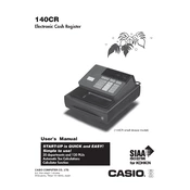 Casio 140CR Cash Register