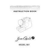 Janome Jem Gold 661 manual cover