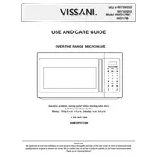 Vissani HVO170B Microwave manual cover