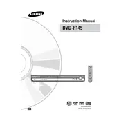 Samsung DVD-R145 DVD Player manual cover