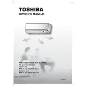 Toshiba RAS-10N3AVP Air Conditioner manual cover