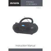 Aiwa ACD325 Speaker manual cover