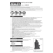 Sealey SJ50.V2 Bottle Jack manual cover