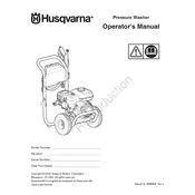 Husqvarna HH36 Pressure Washer manual cover