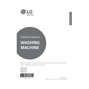 LG WD100CK WD100CK.ABSEEUS Washing Machine manual cover