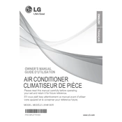 LG LW8013ER LW8013ER.AWYAOSU Air Conditioner manual cover