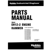 Subaru Robin EH12-2 Engine manual cover