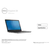 Dell Inspiron 5555 Laptop manual cover