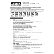 Sealey SA356 Sander manual cover