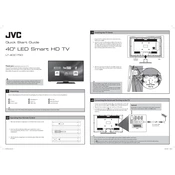 JVC LT-40C750 manual cover