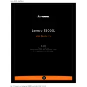 Lenovo IdeaTab S6000L Tablet manual cover