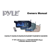 Pyle PLDVSL7B DVD Player manual cover