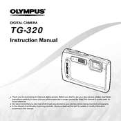 Olympus TG-320 manual cover