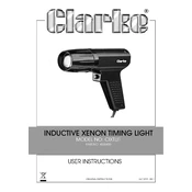 Clarke 4003400 CIXTLI1 Inductive Xenon Timing Light manual cover