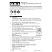 Sealey E541 Engraver manual cover