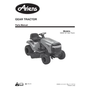 Ariens 936 Series 936047 Tractor manual cover