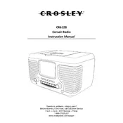 Crosley CR612B Radio manual cover