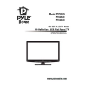 Pyle PTC33LD TV manual cover