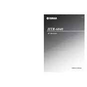 Yamaha HTR-6040 Receiver manual cover