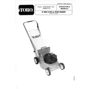 Toro 18-inch 20798 Mower manual cover