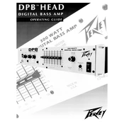 Peavey DPB Head Amplifier manual cover