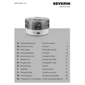 Severin OD 2940 Dehydrator manual cover