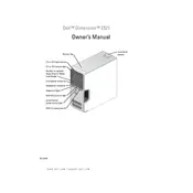 Dell Dimension E521 Desktop manual cover