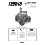 Power Wheels Mattel Jeep Wrangler Rubicon FXM32 Toy manual cover