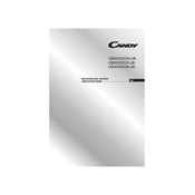 Candy CMXW20DB-UK manual cover