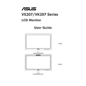 ASUS VS207DE Monitor manual cover