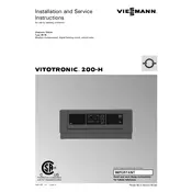 Viessmann Vitotronic 200-H HK1B Control Unit manual cover