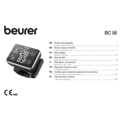 Beurer BC 58 Blood Pressure Monitor manual cover