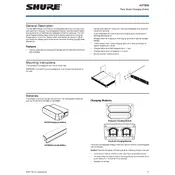 Shure AXT900 Charging Station manual cover