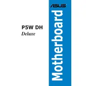 ASUS P5W DH Deluxe Motherboard manual cover