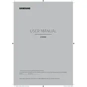 Samsung KS850D Series UN65KS850DFXZA TV manual cover