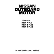 Nissan NSF4A2 Outboard Motor manual cover