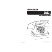 Crosley CR62 Phone manual cover