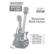 Bontempi GE 5871 Electronic Rock Guitar manual cover