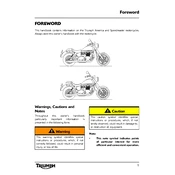 Triumph America A1 2011 Motorcycle manual cover